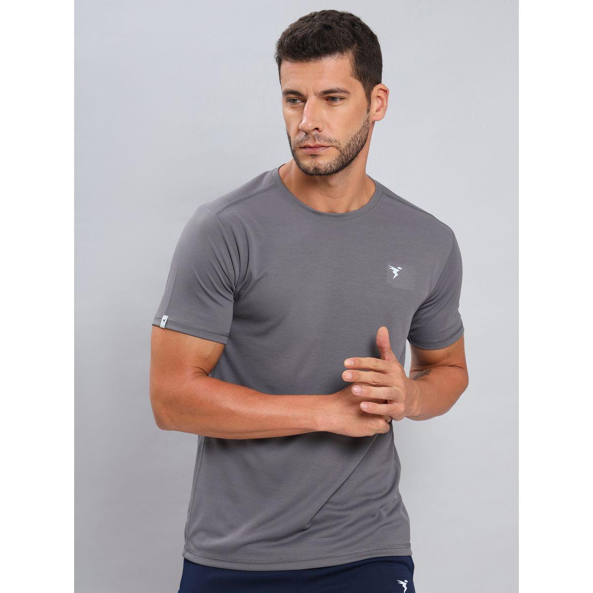Technosport X Styli Solid Logo Detail Round Neck Active T-Shirt-men-clothing-sportswearandactivewear-tshirtsandpolos-image-1