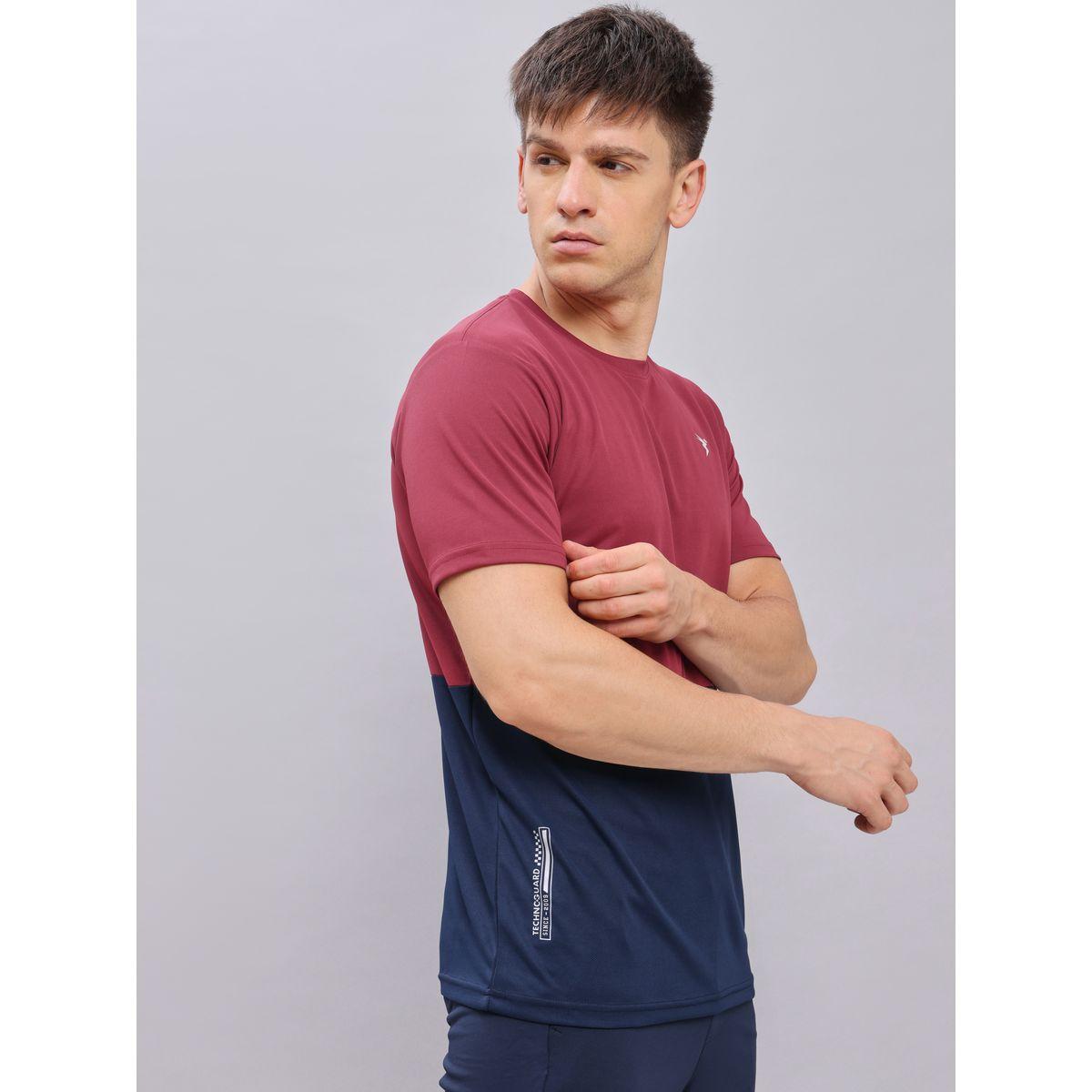Technosport X Styli 2-Way Stretch Colorblock Active Running T-Shirt-men-clothing-sportswearandactivewear-tshirtsandpolos-image-4