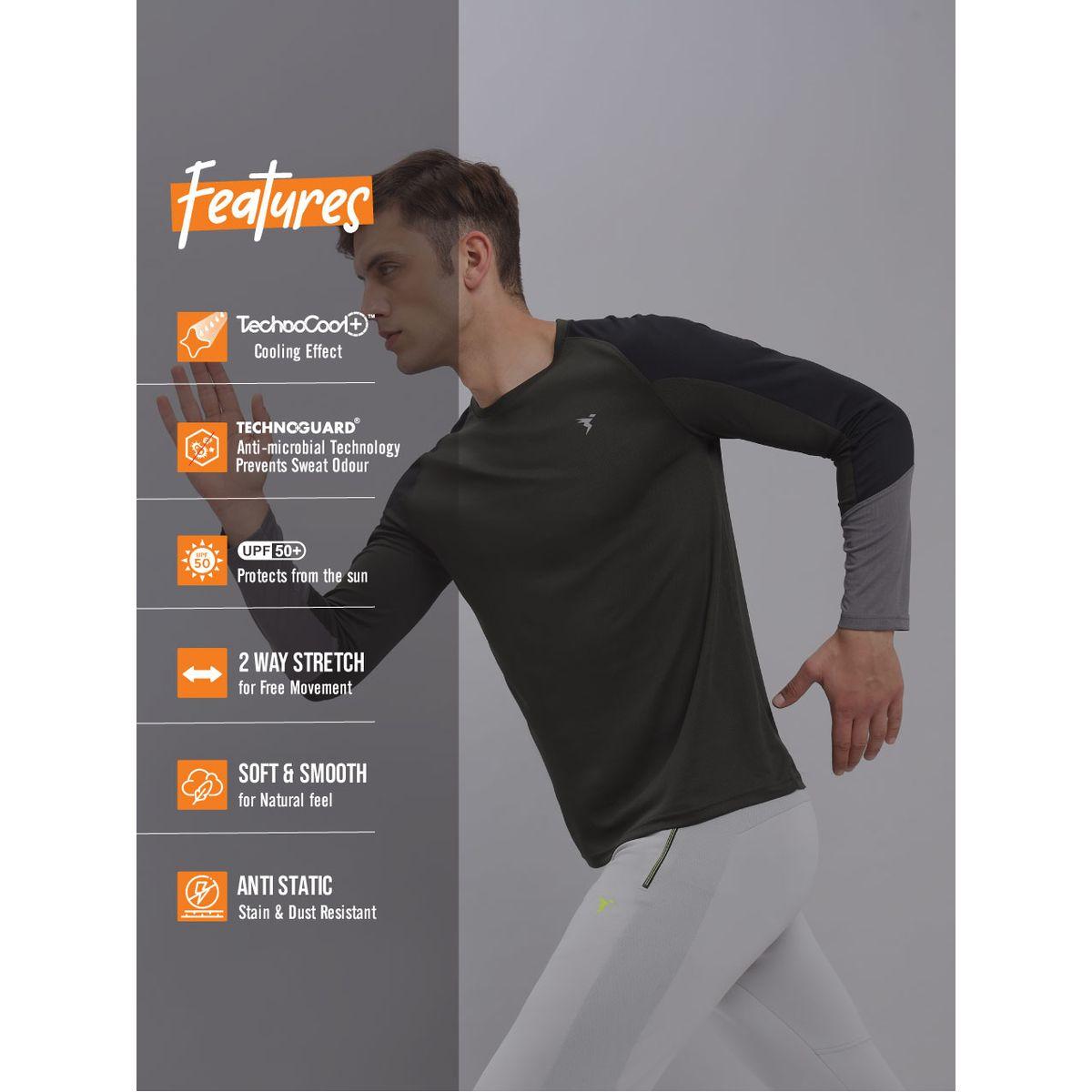Technosport X Styli 2-Way Stretch Colorblock Full Sleeve Active T-Shirt-sports-men-clothing-tshirtsandpolos-image-2