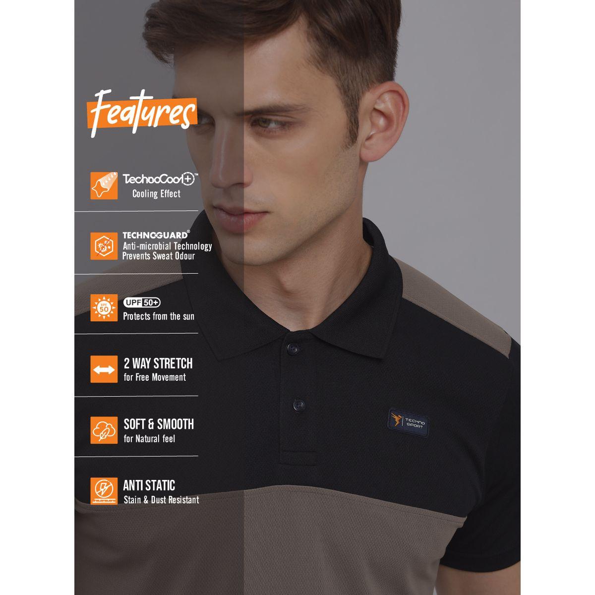 Technosport X Styli 2-Way Stretch Colorblock Slim Fit Running Active Polo-men-clothing-sportswearandactivewear-tshirtsandpolos-image-2