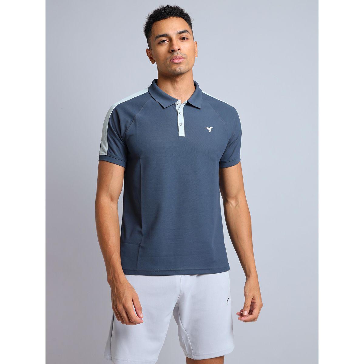 Technosport X Styli 2-Way Stretch Contrast Panel Slim Fit Active Polo-men-clothing-sportswearandactivewear-tshirtsandpolos-image-1