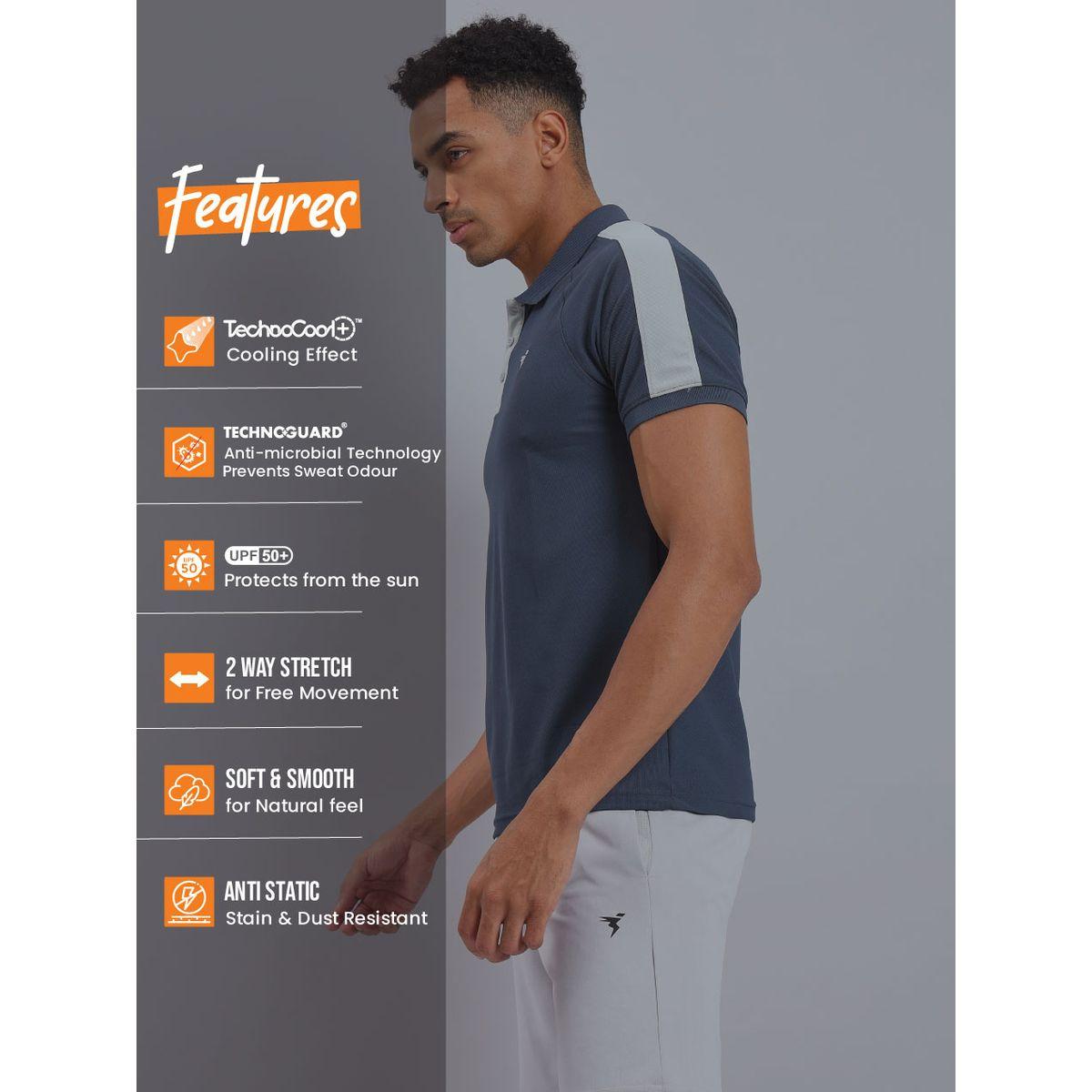 Technosport X Styli 2-Way Stretch Contrast Panel Slim Fit Active Polo-men-clothing-sportswearandactivewear-tshirtsandpolos-image-2