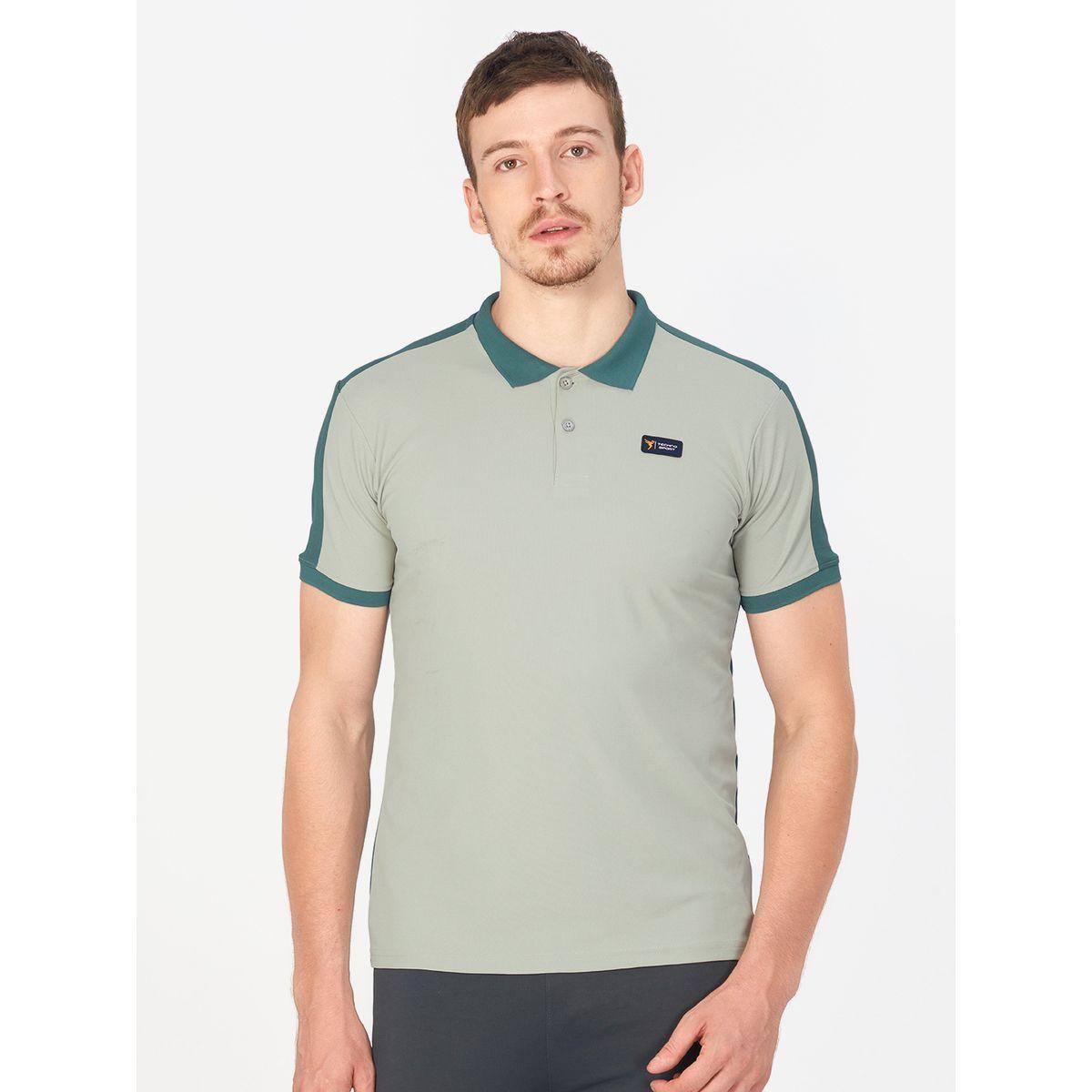 تيشيرت بولو بقصة سليم فت تكنوسبورت × ستايلي-men-clothing-sportswearandactivewear-tshirtsandpolos-image-1