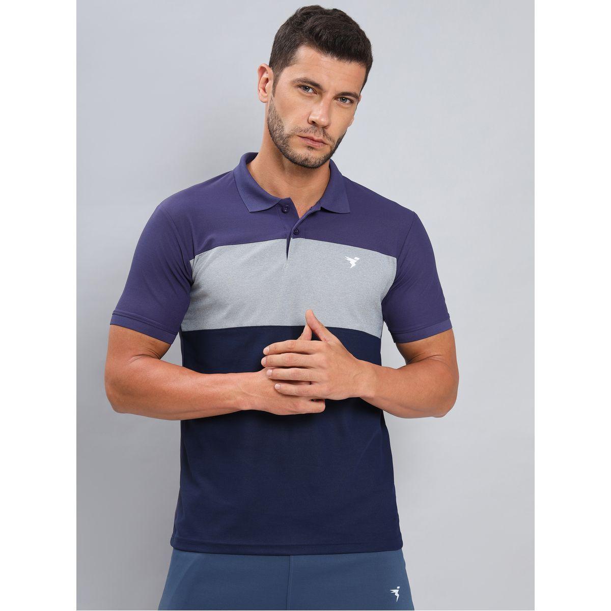 تيشيرت بولو رياضي بقصة سليم فت تكنوسبورت × ستايلي-men-clothing-sportswearandactivewear-tshirtsandpolos-image-1