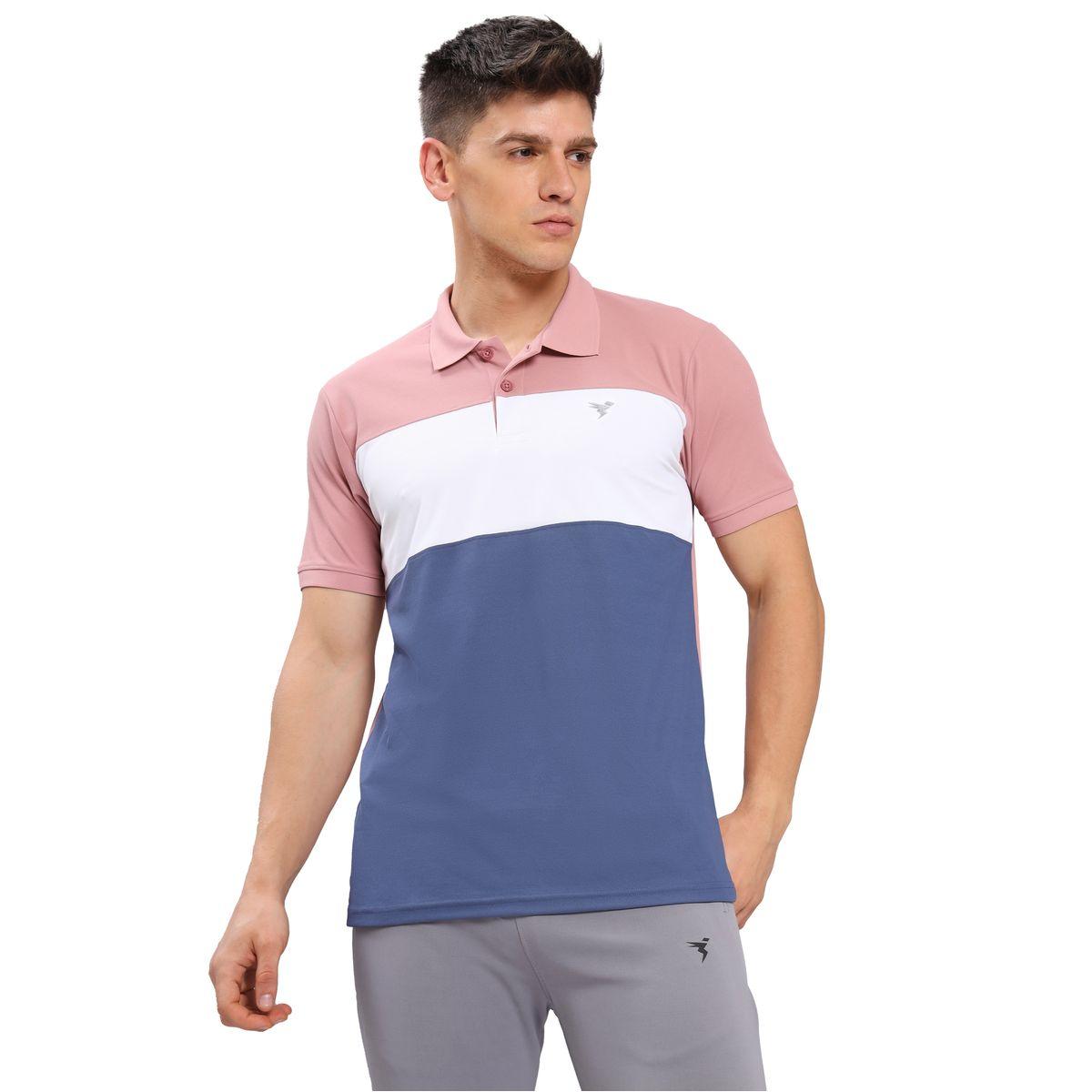 Technosport X Styli 2-Way Stretch Contrast Panel Slim Fit Active Polo-men-clothing-sportswearandactivewear-tshirtsandpolos-image-1