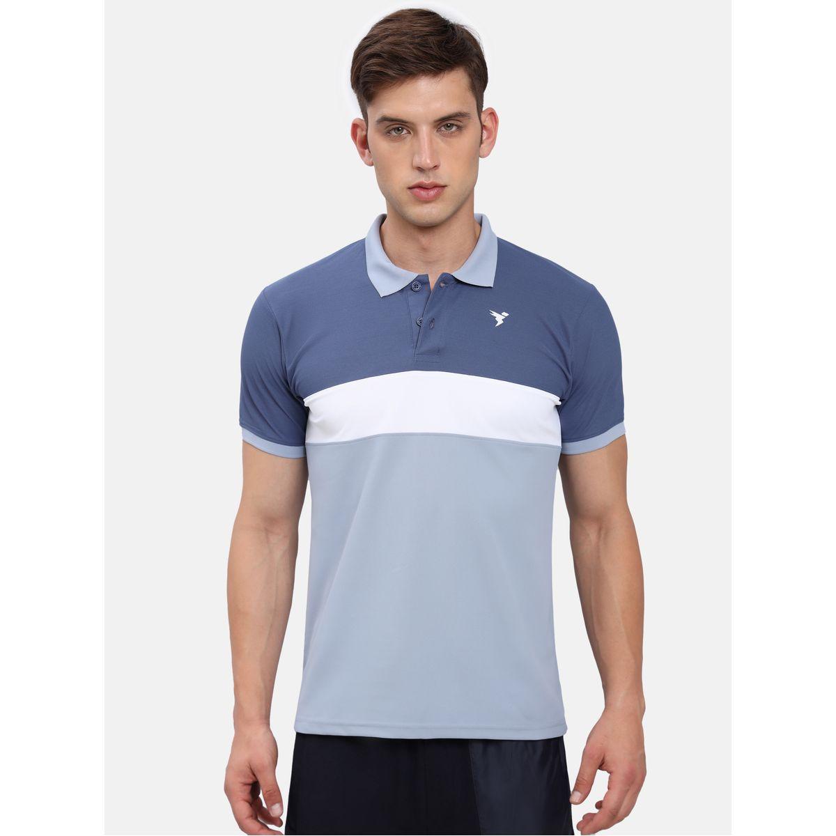 تيشيرت بولو بشعار مطرز تكنوسبورت × ستايلي-men-clothing-sportswearandactivewear-tshirtsandpolos-image-1
