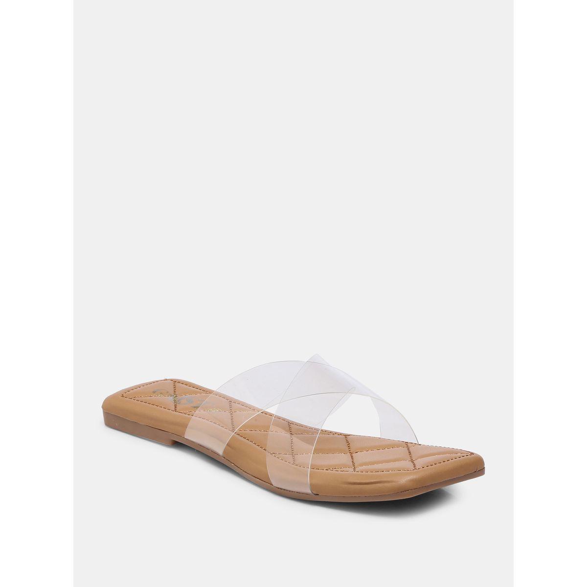 صندل فلات بسير شفاف جنِست × ستايلي-women-shoes-loafersandmoccasins-image-2