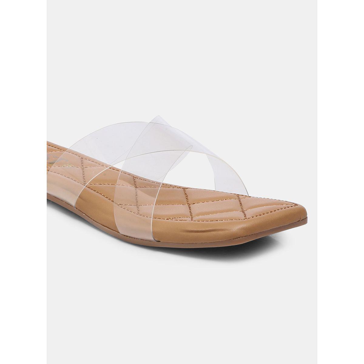 صندل فلات بسير شفاف جنِست × ستايلي-women-shoes-loafersandmoccasins-image-3