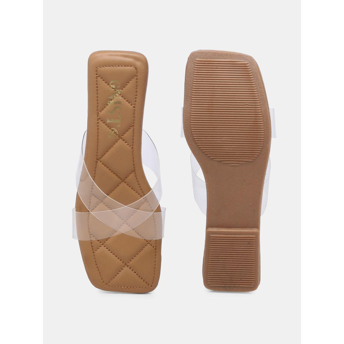 صندل فلات بسير شفاف جنِست × ستايلي-women-shoes-loafersandmoccasins-image-7