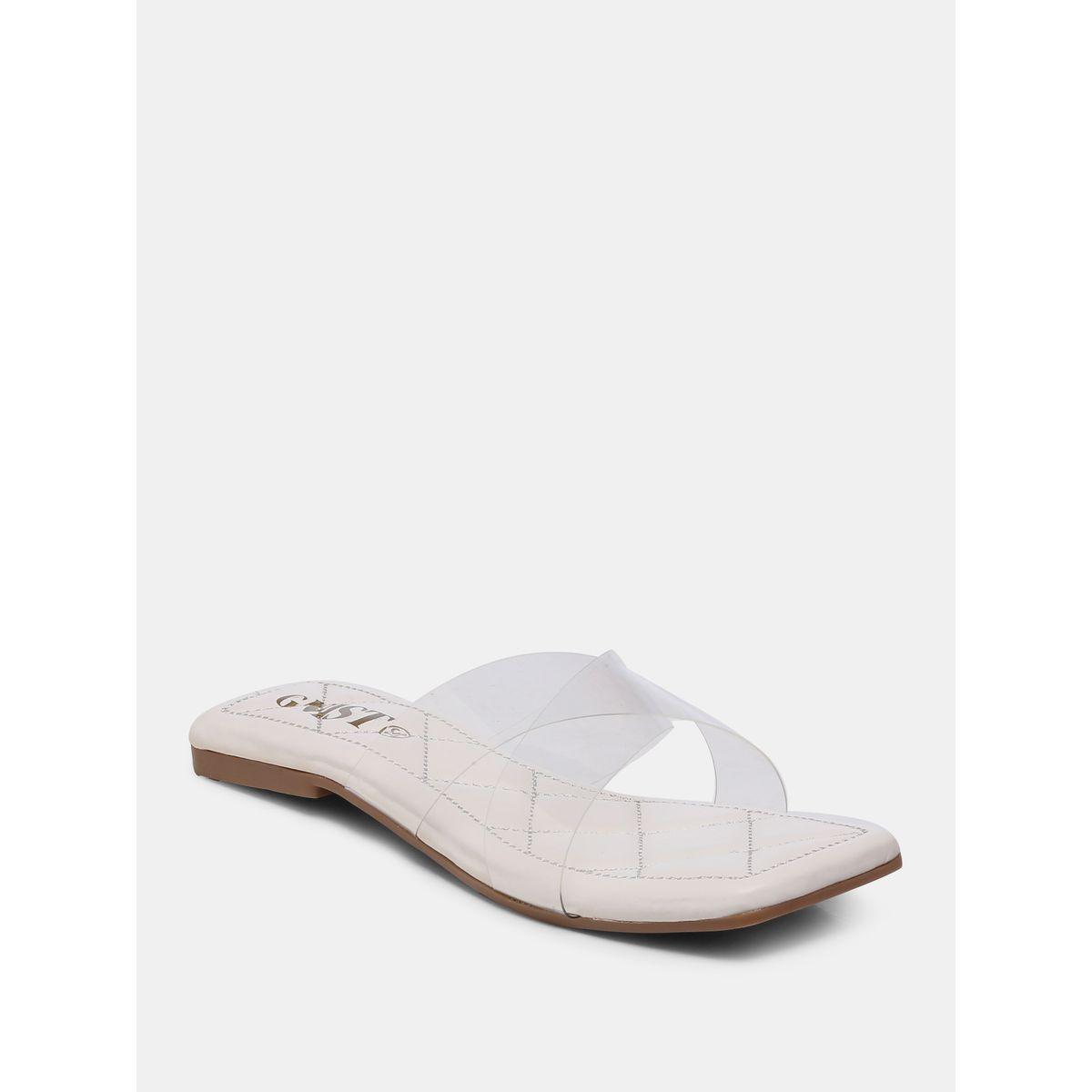 صندل فلات بسير شفاف جنِست × ستايلي-women-shoes-loafersandmoccasins-image-2