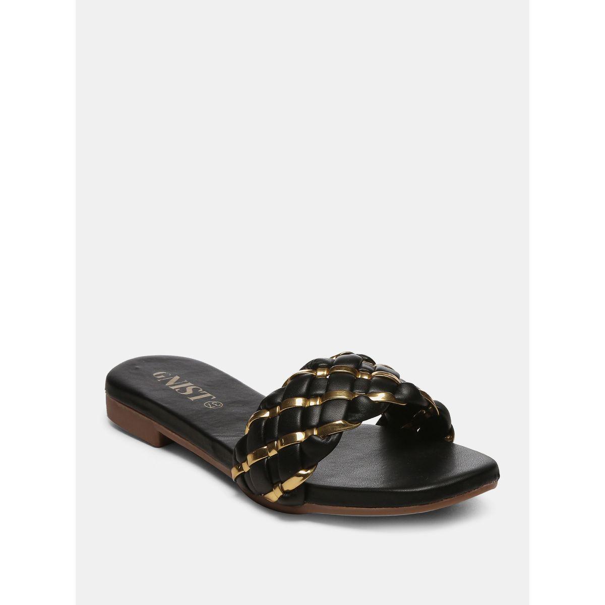 صندل فلات بتفاصيل براقة جنِست × ستايلي-women-shoes-loafersandmoccasins-image-2