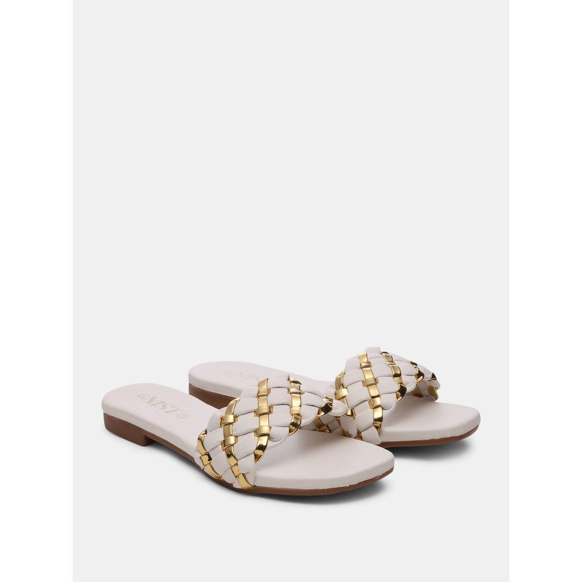 صندل فلات بتفاصيل براقة جنِست × ستايلي-women-shoes-loafersandmoccasins-image-2