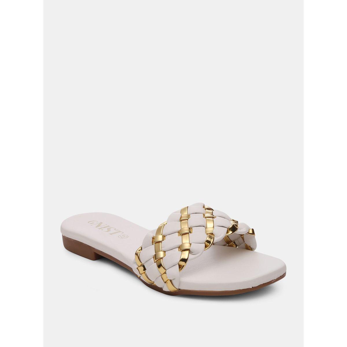 صندل فلات بتفاصيل براقة جنِست × ستايلي-women-shoes-loafersandmoccasins-image-3