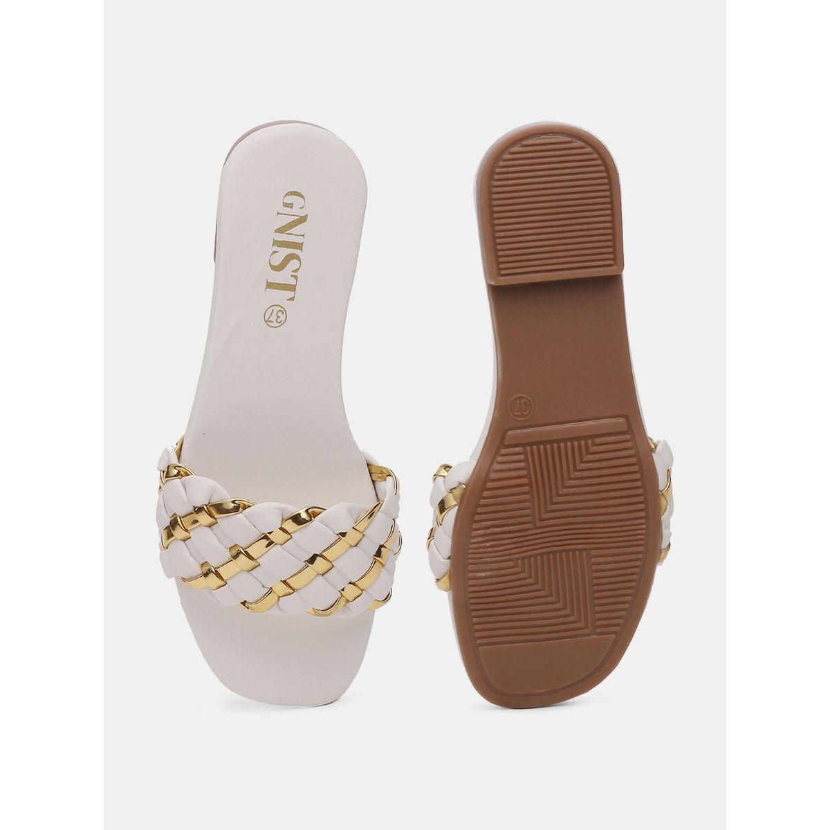 صندل فلات بتفاصيل براقة جنِست × ستايلي-women-shoes-loafersandmoccasins-image-7