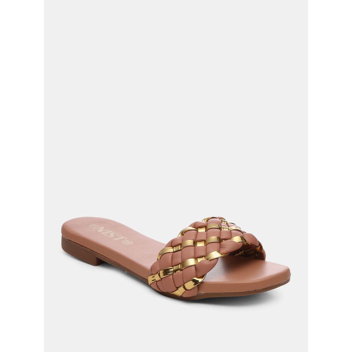 صندل فلات بتفاصيل براقة جنِست × ستايلي-women-shoes-loafersandmoccasins-image-2