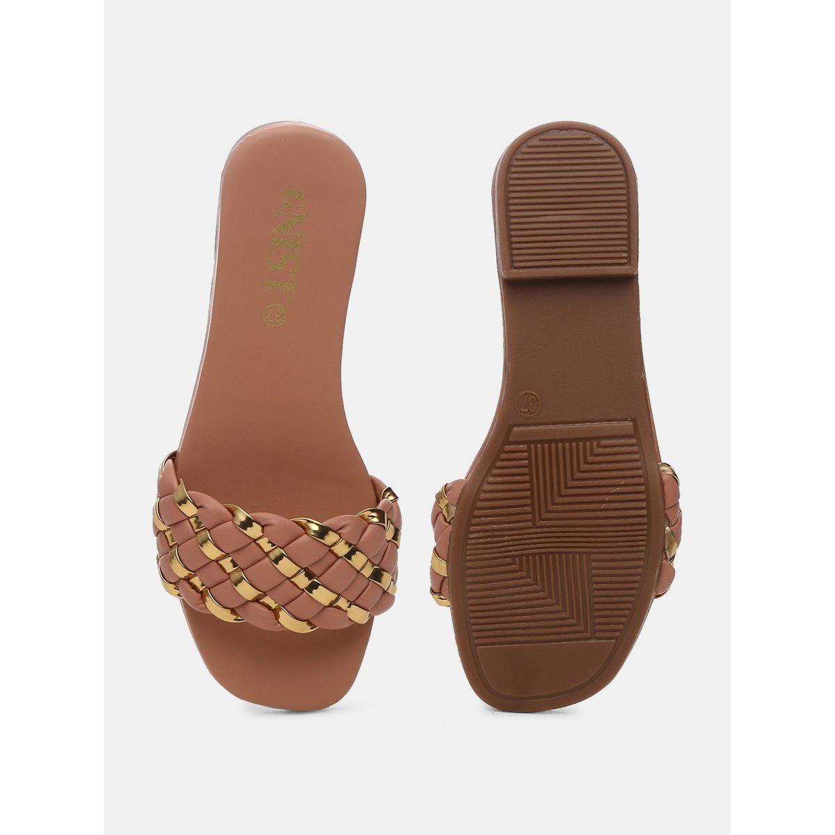 صندل فلات بتفاصيل براقة جنِست × ستايلي-women-shoes-loafersandmoccasins-image-7