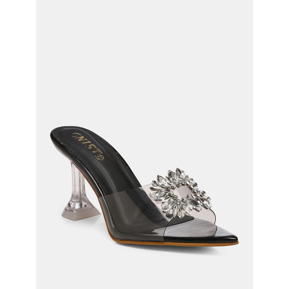 GNIST Embellished Accent Peep Toe Sandals-women-shoes-heels-image-2