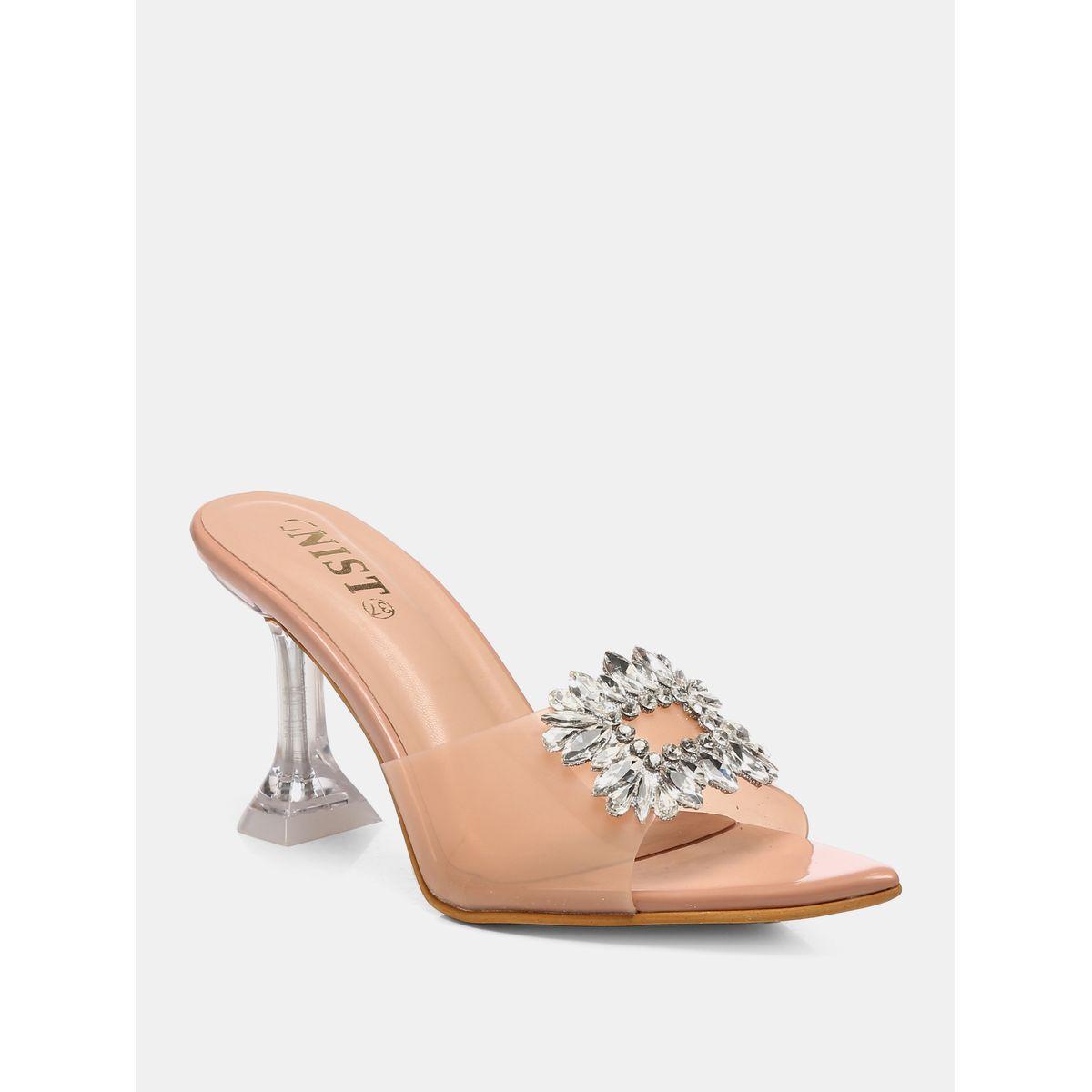 GNIST Embellished Accent Peep Toe Sandals-women-shoes-heels-image-2