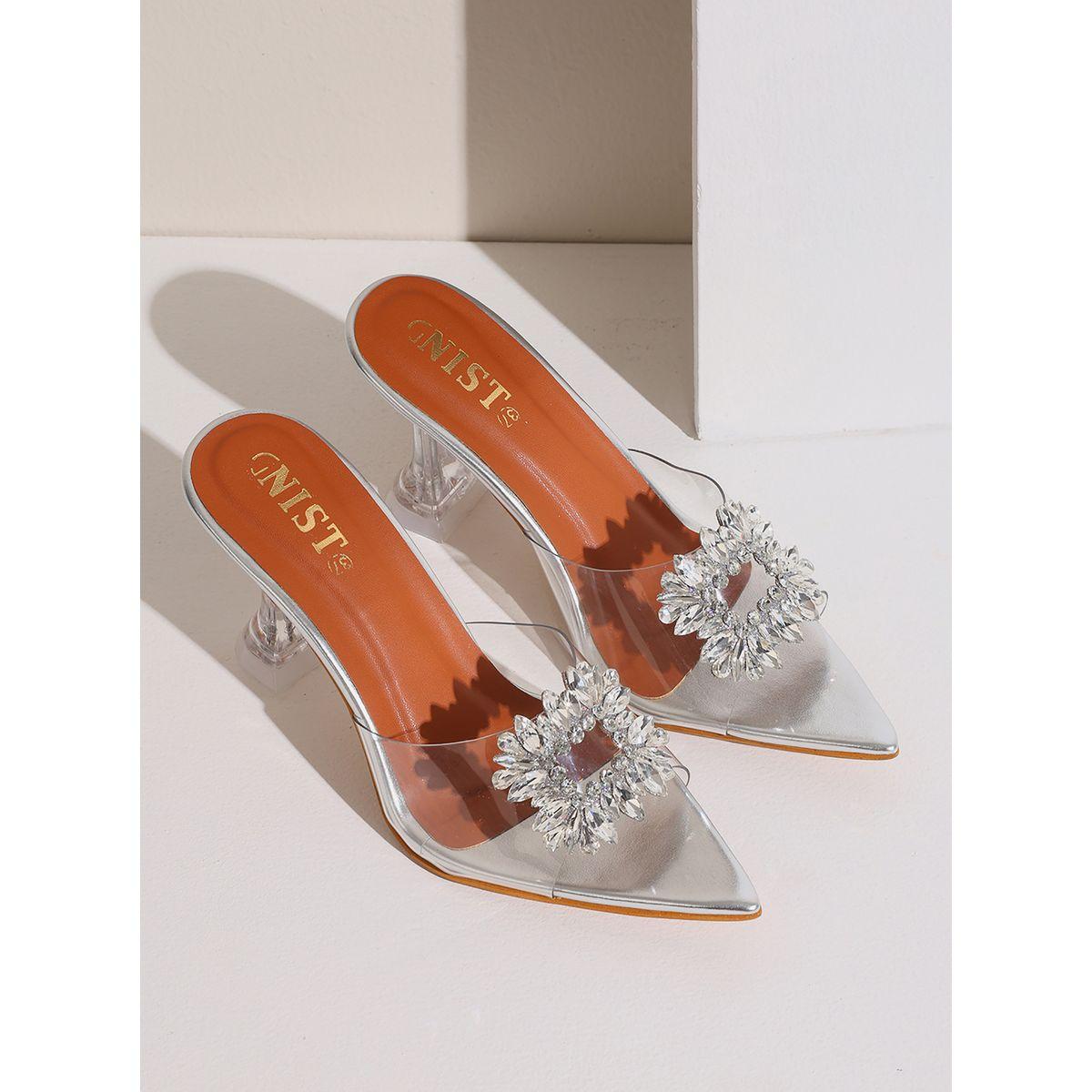 GNIST Embellished Accent Peep Toe Sandals-women-shoes-heels-image-1