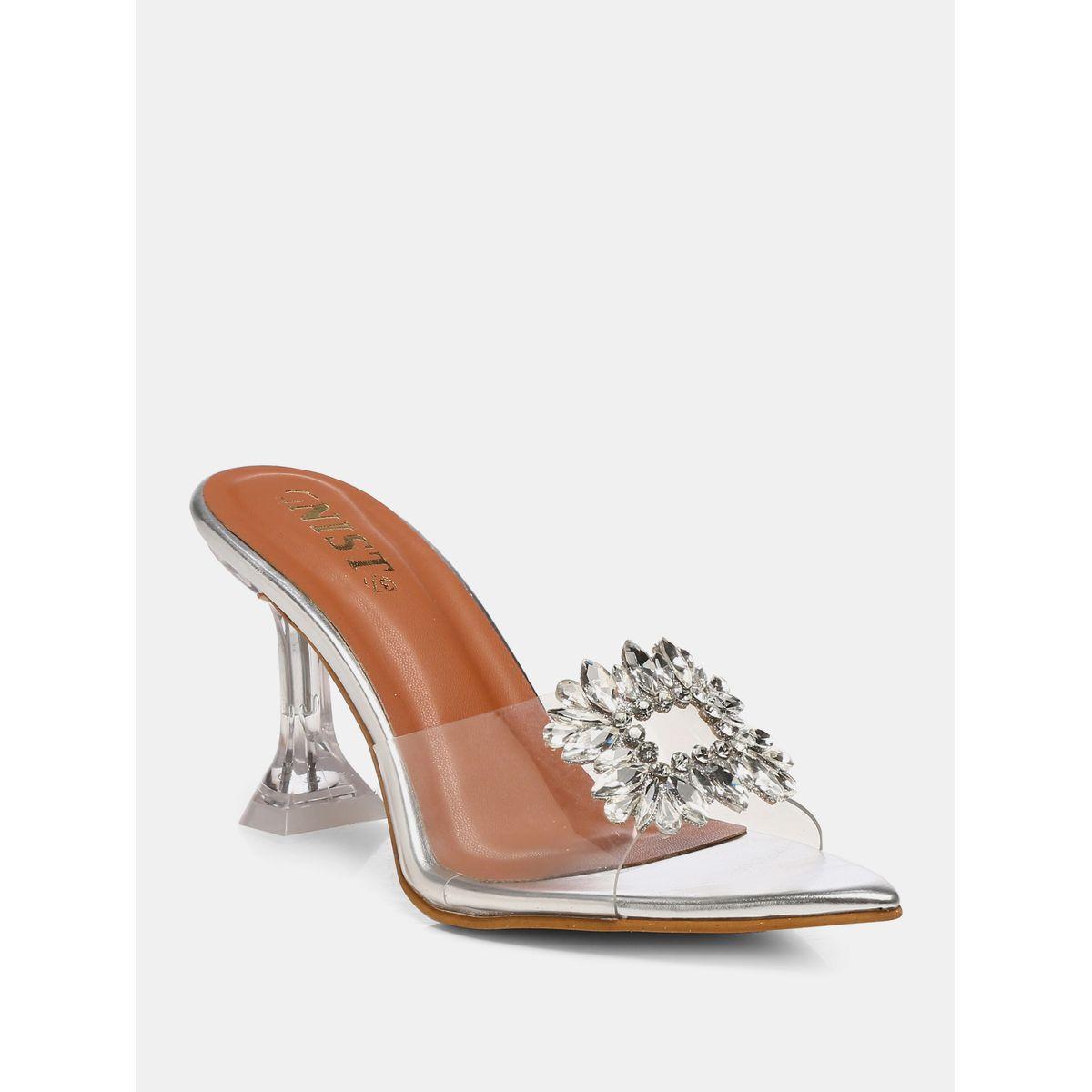 صندل كاجوال بسير شفاف-women-shoes-heels-image-3