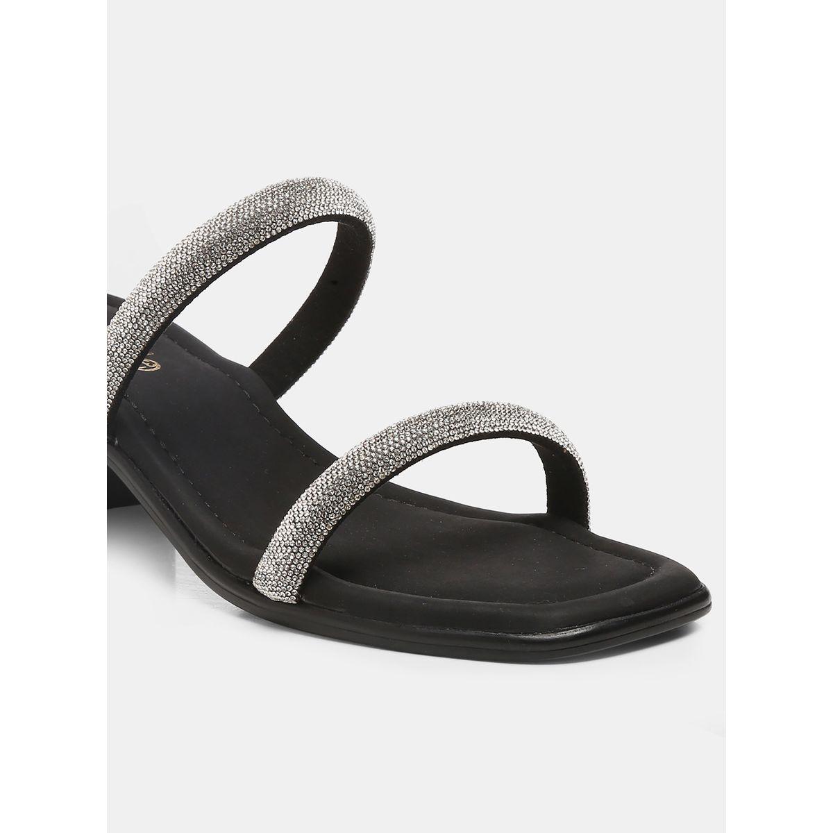 GNIST X Styli  Rhinestone Embellished Block Heel Sandals-women-shoes-heels-image-3