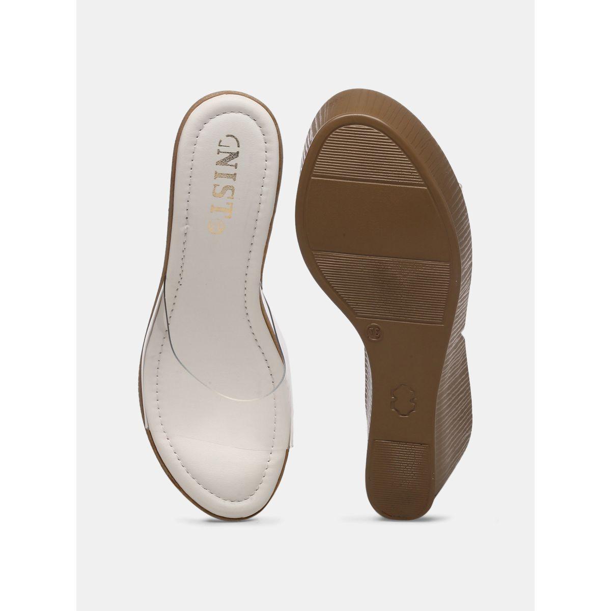 GNIST X Styli  Transparent Strap Wedge Heel Sandals-women-shoes-heels-image-7