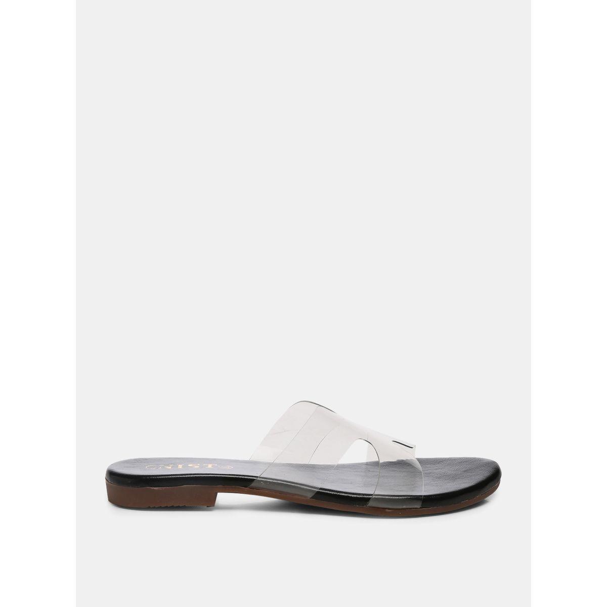 GNIST X Styli  Wide Transparent Strap Flat Sandals-women-shoes-sandals-flats-image-5