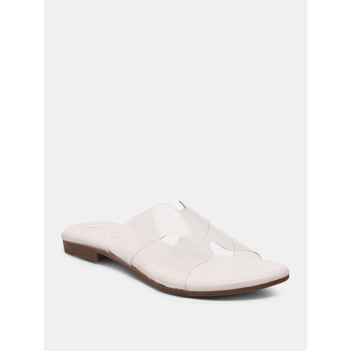 صندل فلات بسير شفاف جنِست × ستايلي-women-shoes-sandals-flats-image-2
