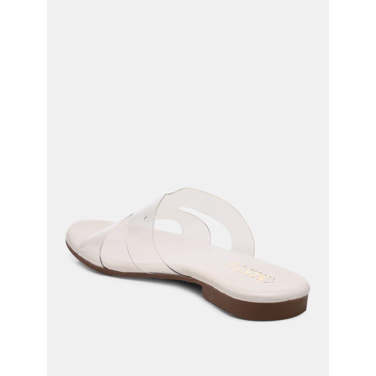 صندل فلات بسير شفاف جنِست × ستايلي-women-shoes-sandals-flats-image-6