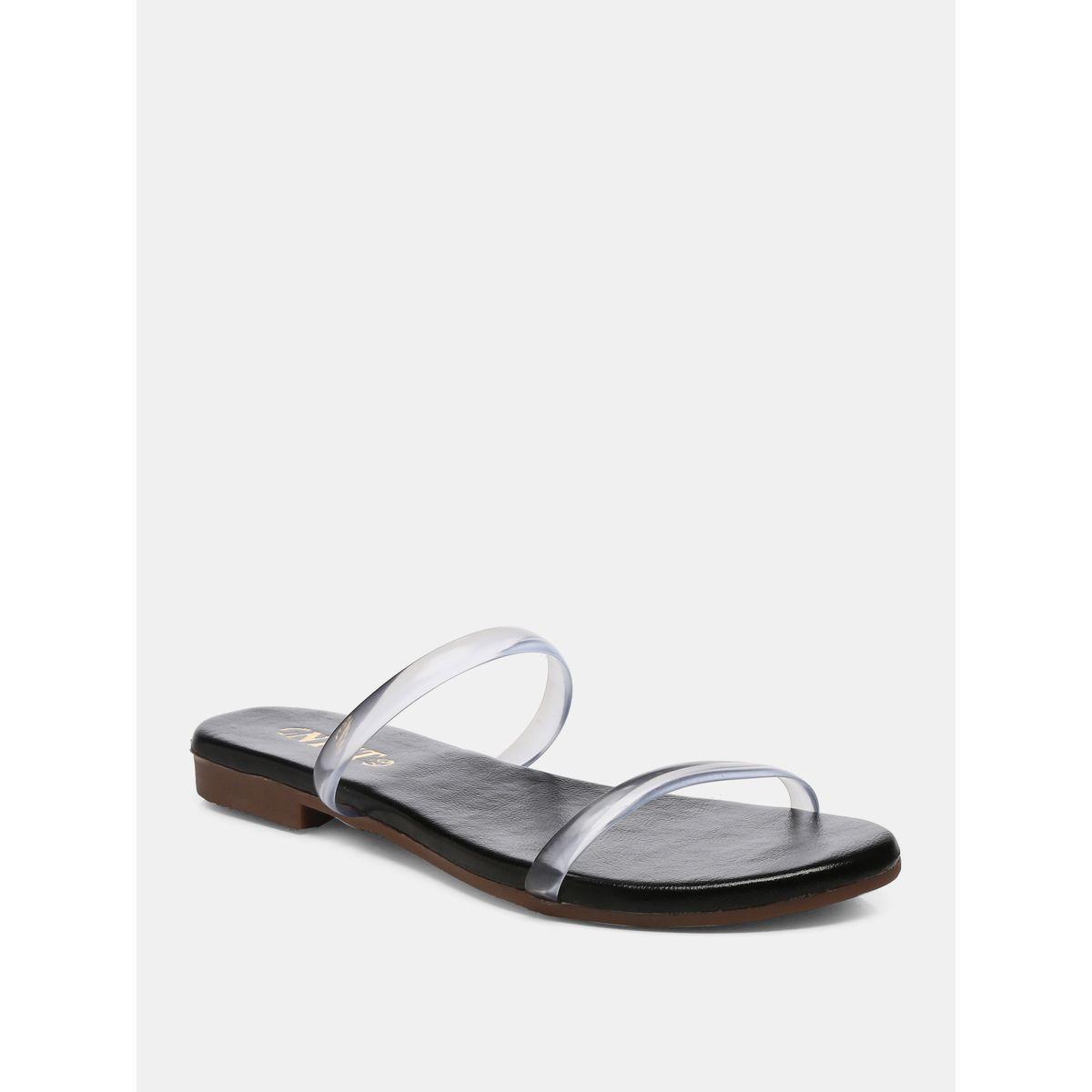 صندل فلات بسير عريض شفاف جنِست × ستايلي-women-shoes-sandals-flats-image-2