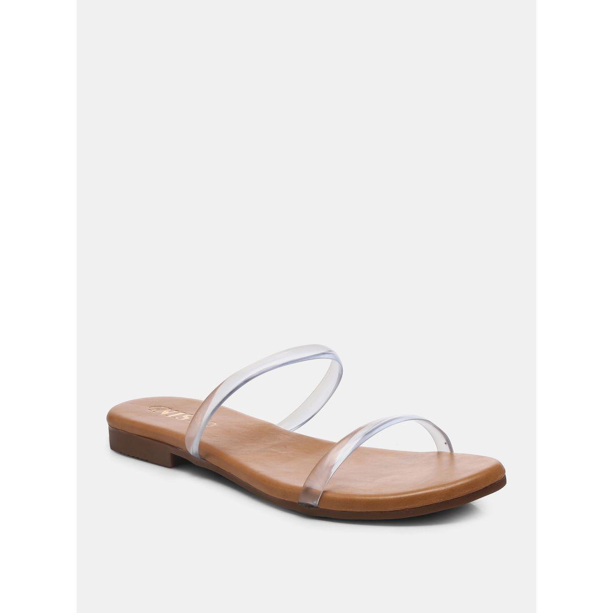 صندل فلات بسير عريض شفاف جنِست × ستايلي-women-shoes-sandals-flats-image-2