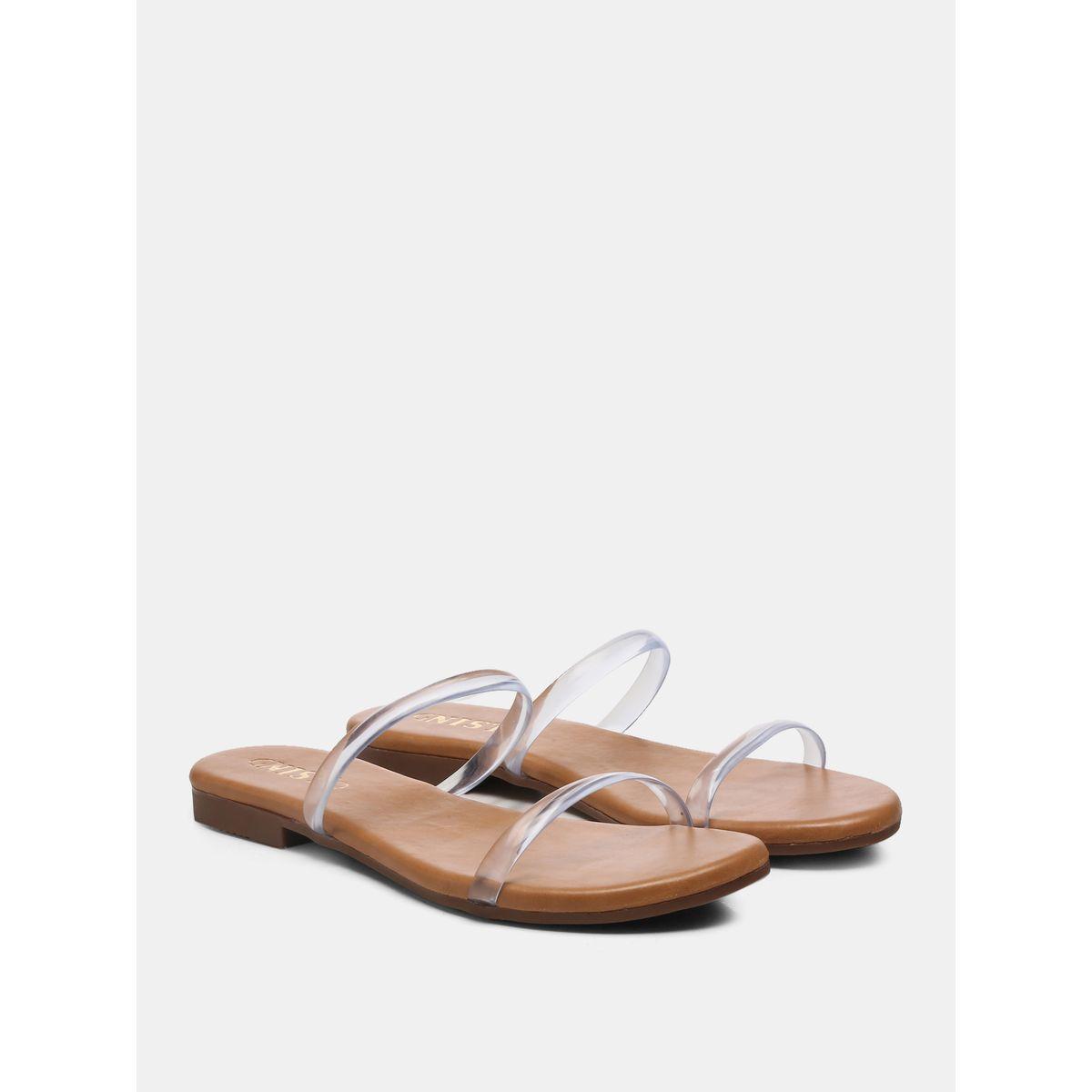 صندل فلات بسير عريض شفاف جنِست × ستايلي-women-shoes-sandals-flats-image-4