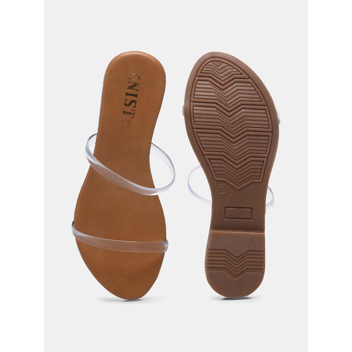 صندل فلات بسير عريض شفاف جنِست × ستايلي-women-shoes-sandals-flats-image-7