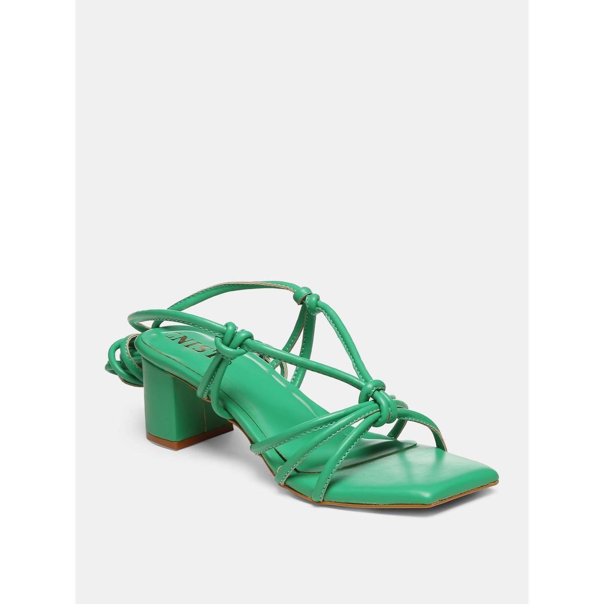 GNIST X Styli  Tie Up Knot Strap Block Heel Sandals-women-shoes-heels-image-2