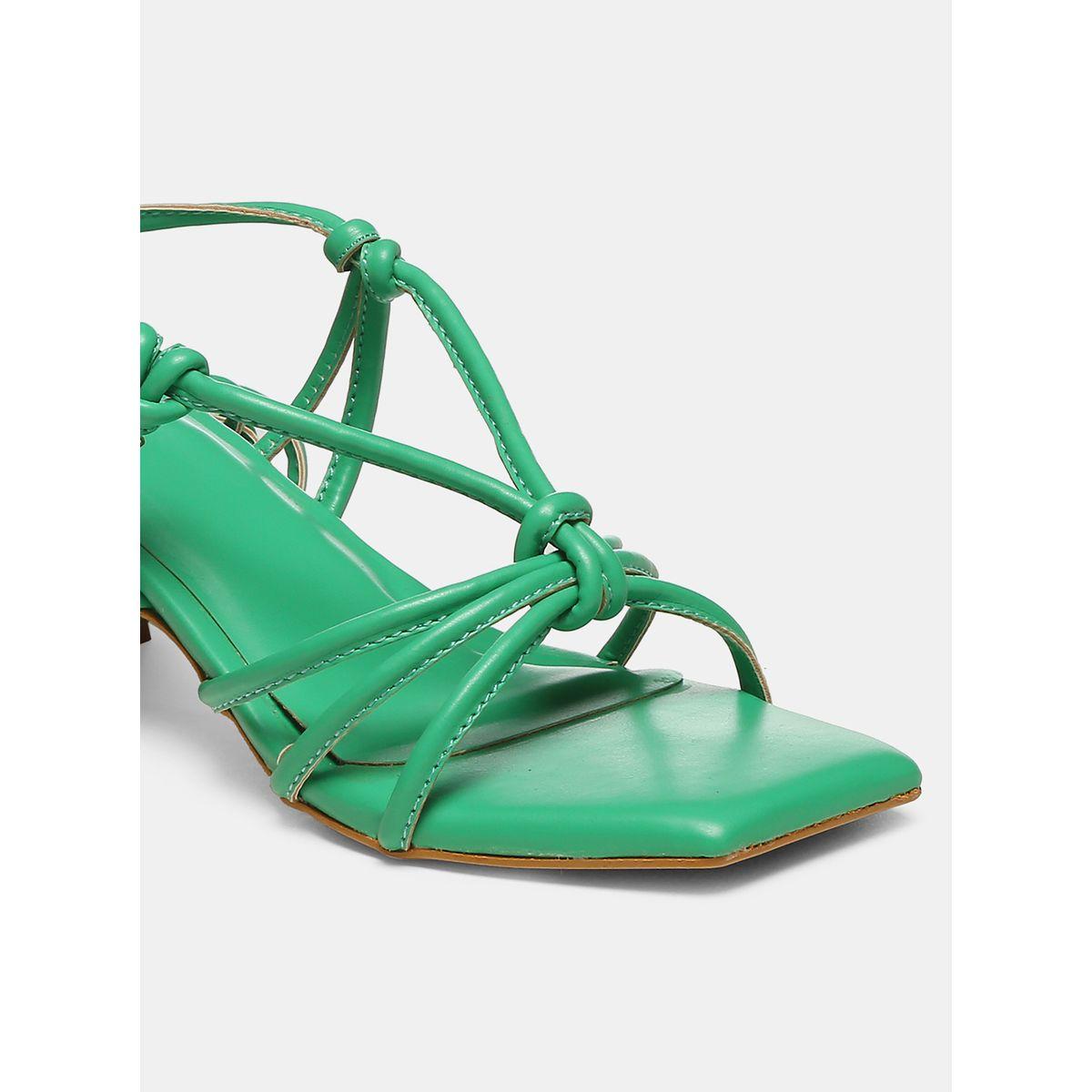 GNIST X Styli  Tie Up Knot Strap Block Heel Sandals-women-shoes-heels-image-3