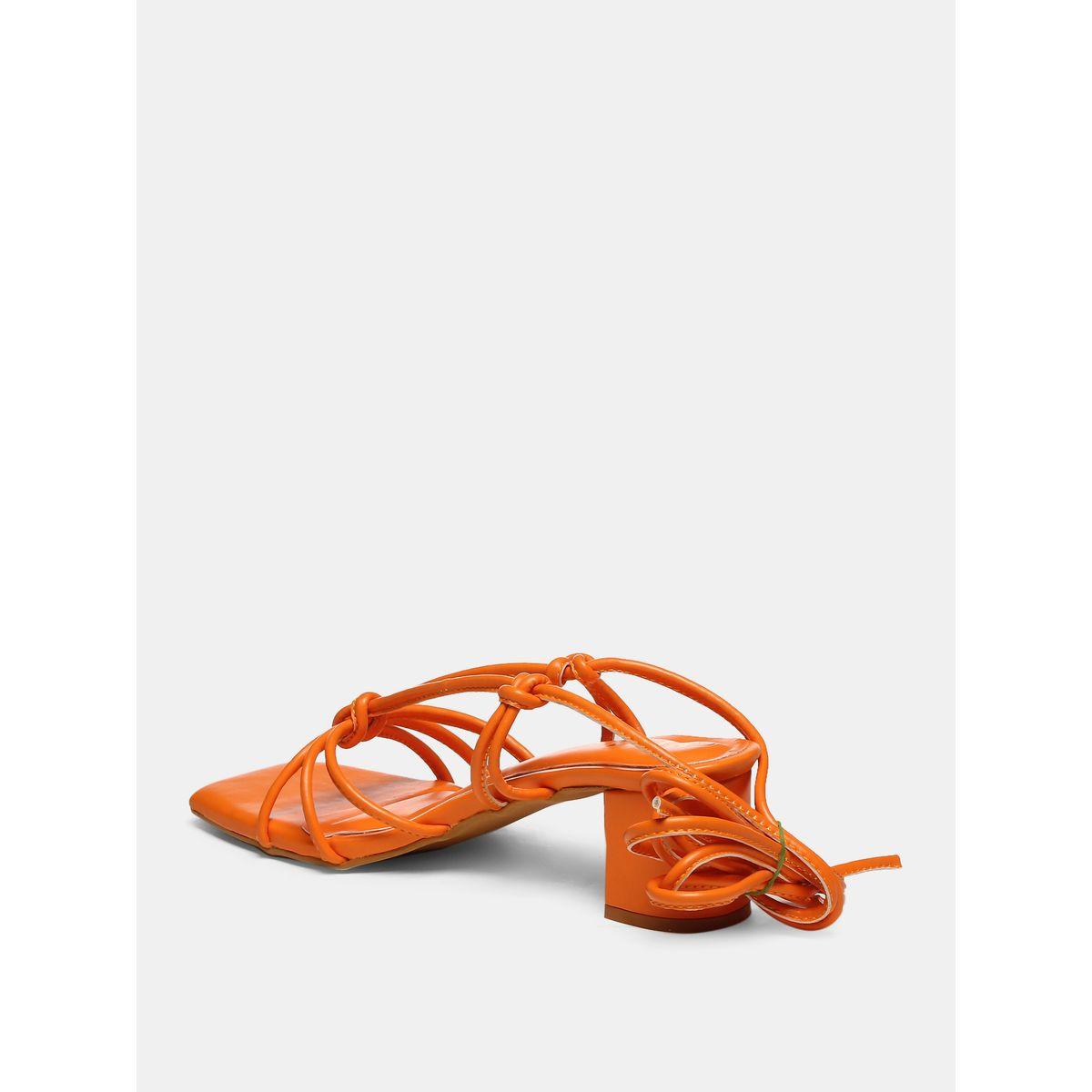 GNIST X Styli  Tie Up Knot Strap Block Heel Sandals-women-shoes-heels-image-6
