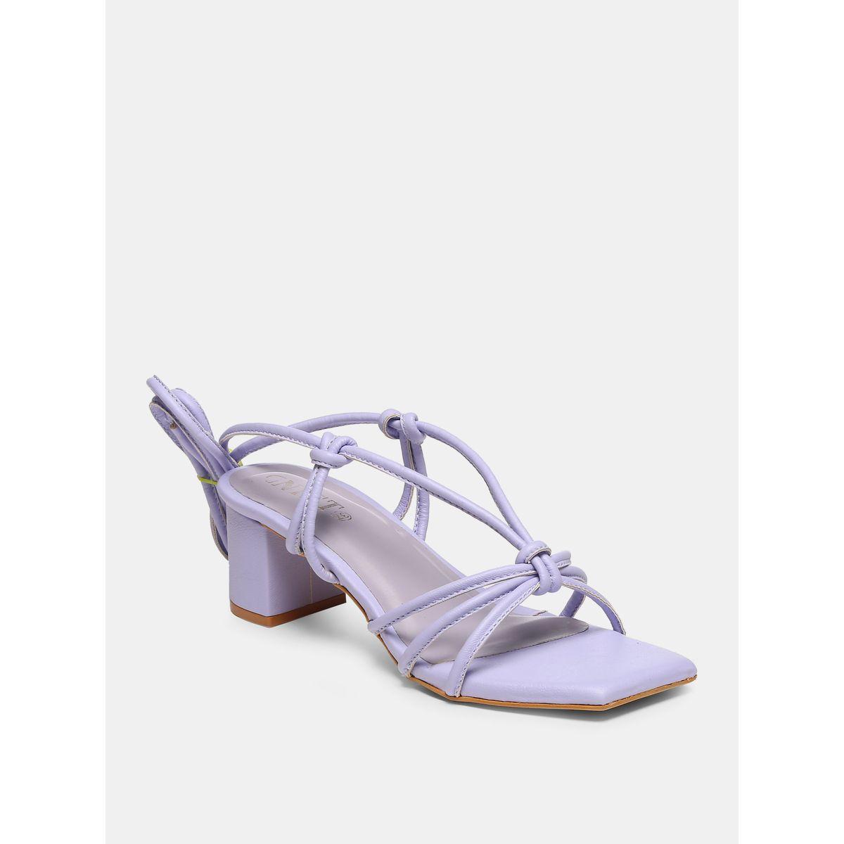 GNIST X Styli  Tie Up Knot Strap Block Heel Sandals-women-shoes-heels-image-2