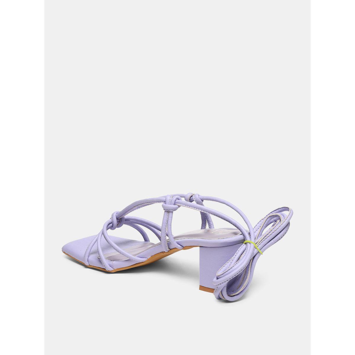 GNIST X Styli  Tie Up Knot Strap Block Heel Sandals-women-shoes-heels-image-6