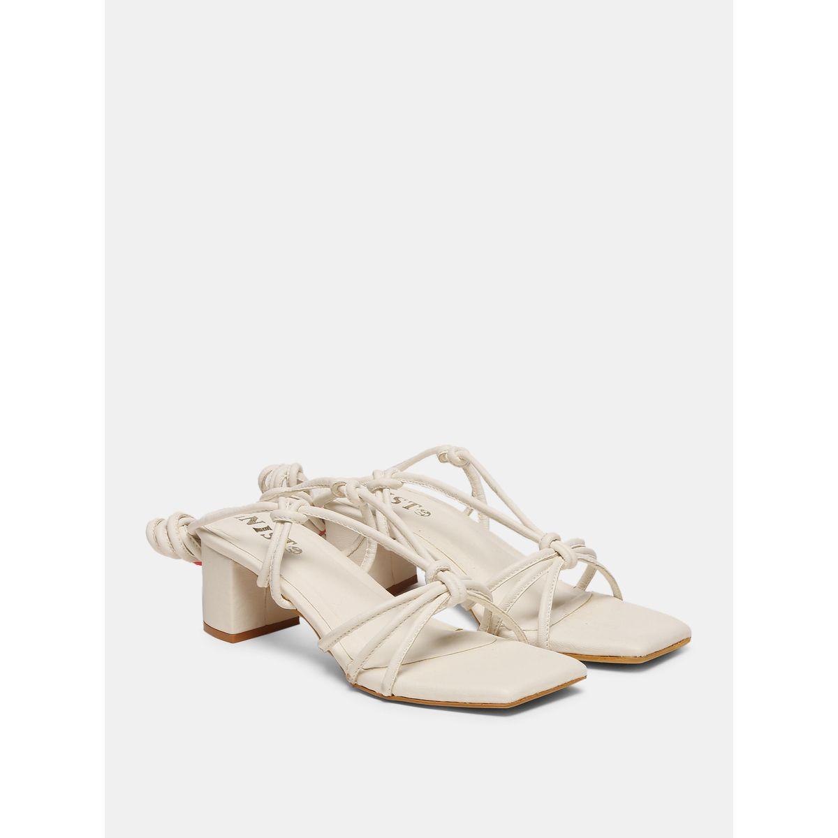 GNIST X Styli  Tie Up Knot Strap Block Heel Sandals-women-shoes-heels-image-4
