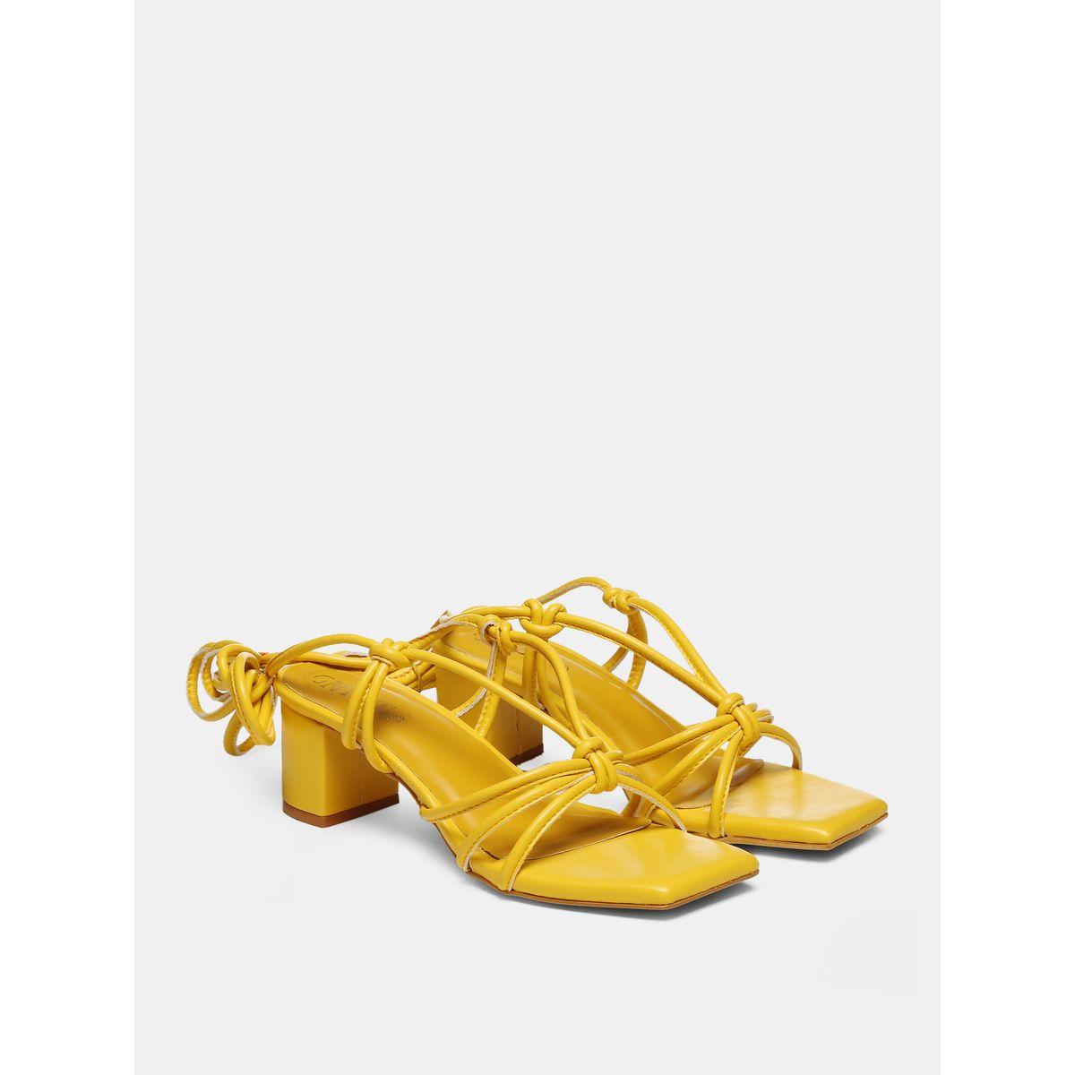 GNIST X Styli  Tie Up Knot Strap Block Heel Sandals-women-shoes-heels-image-4