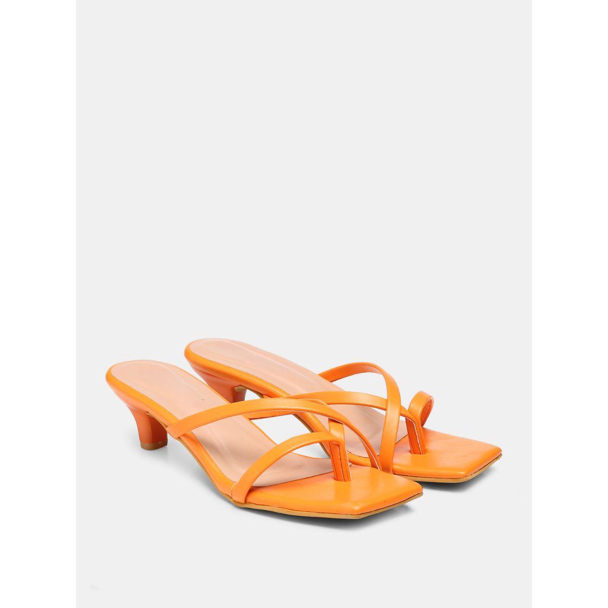 GNIST X Styli  Solid Strap Kitten Heel Sandals-women-shoes-heels-image-2