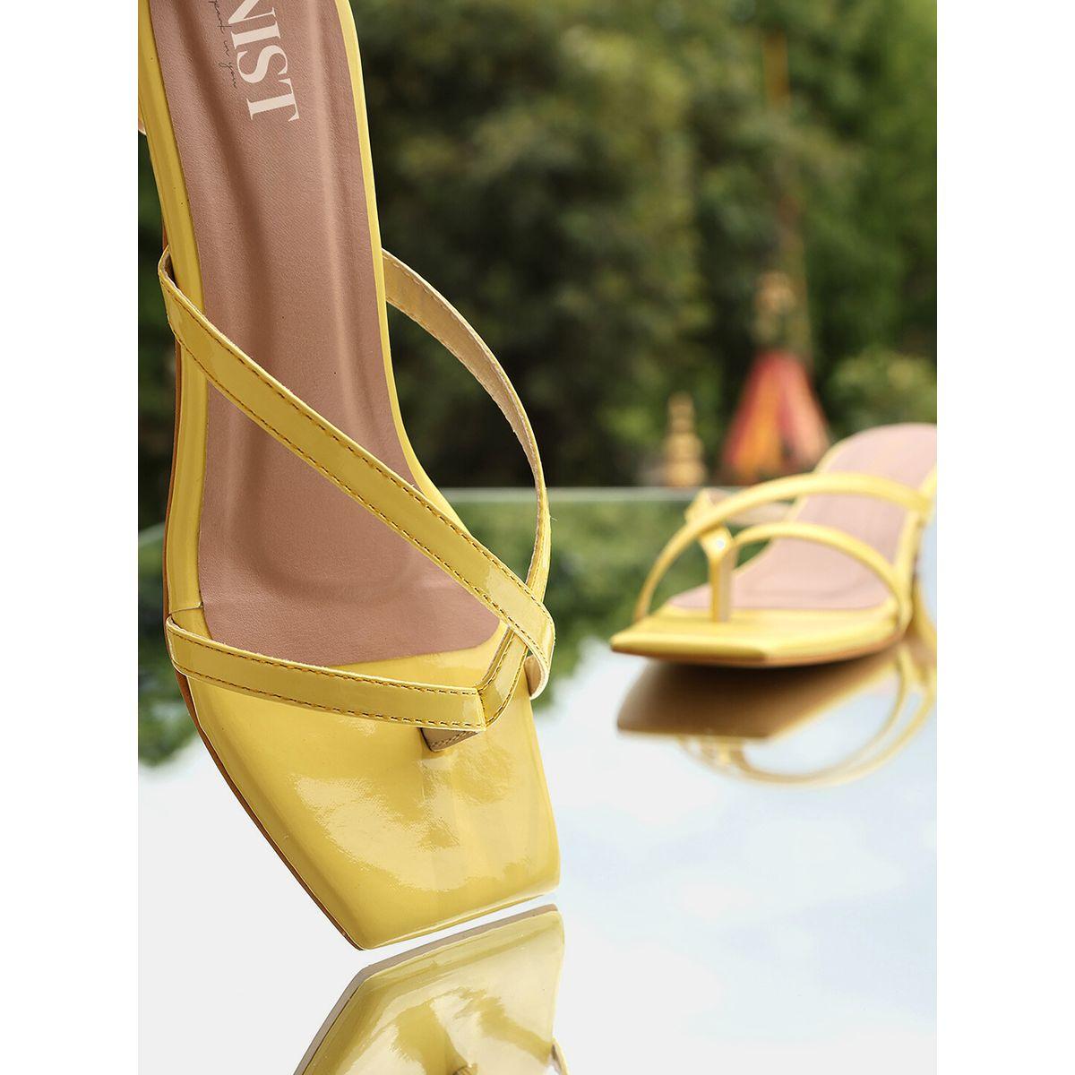 GNIST X Styli Solid Strap Kitten Heel Sandals-women-shoes-loafersandmoccasins-image-1