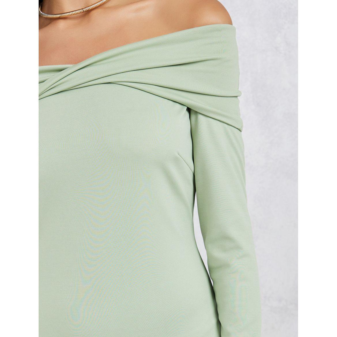 Styli Off Shoulder Neck Shift Midi Dress-women-clothing-dresses-image-3