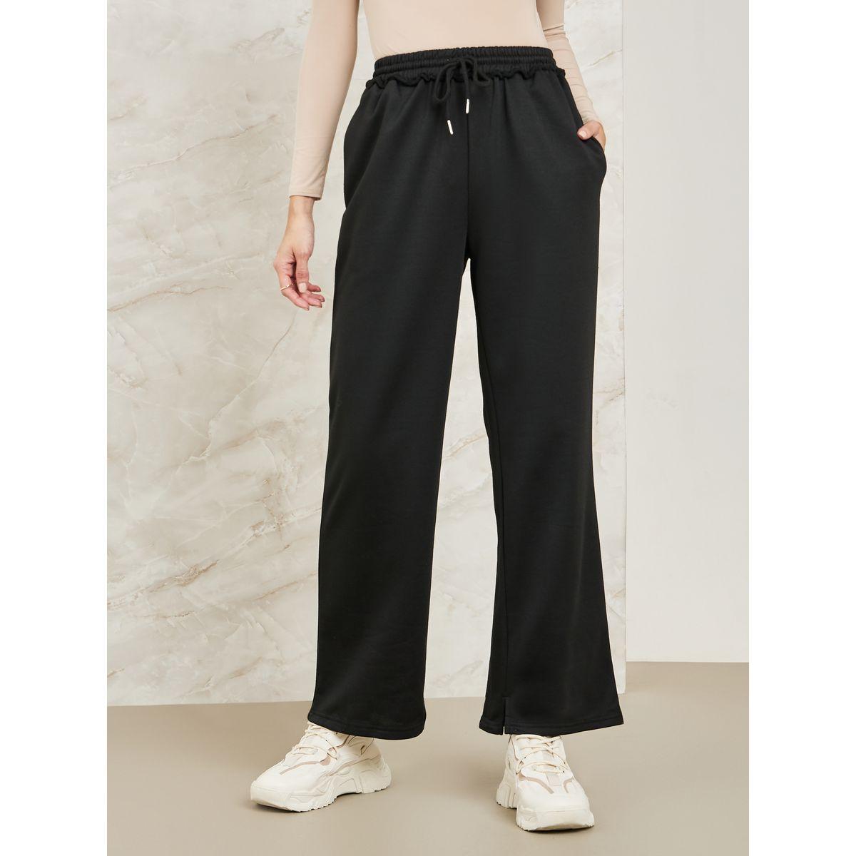 جوغر بأرجل واسعة مزين بكشكش-women-clothing-bottoms-joggers-image-1