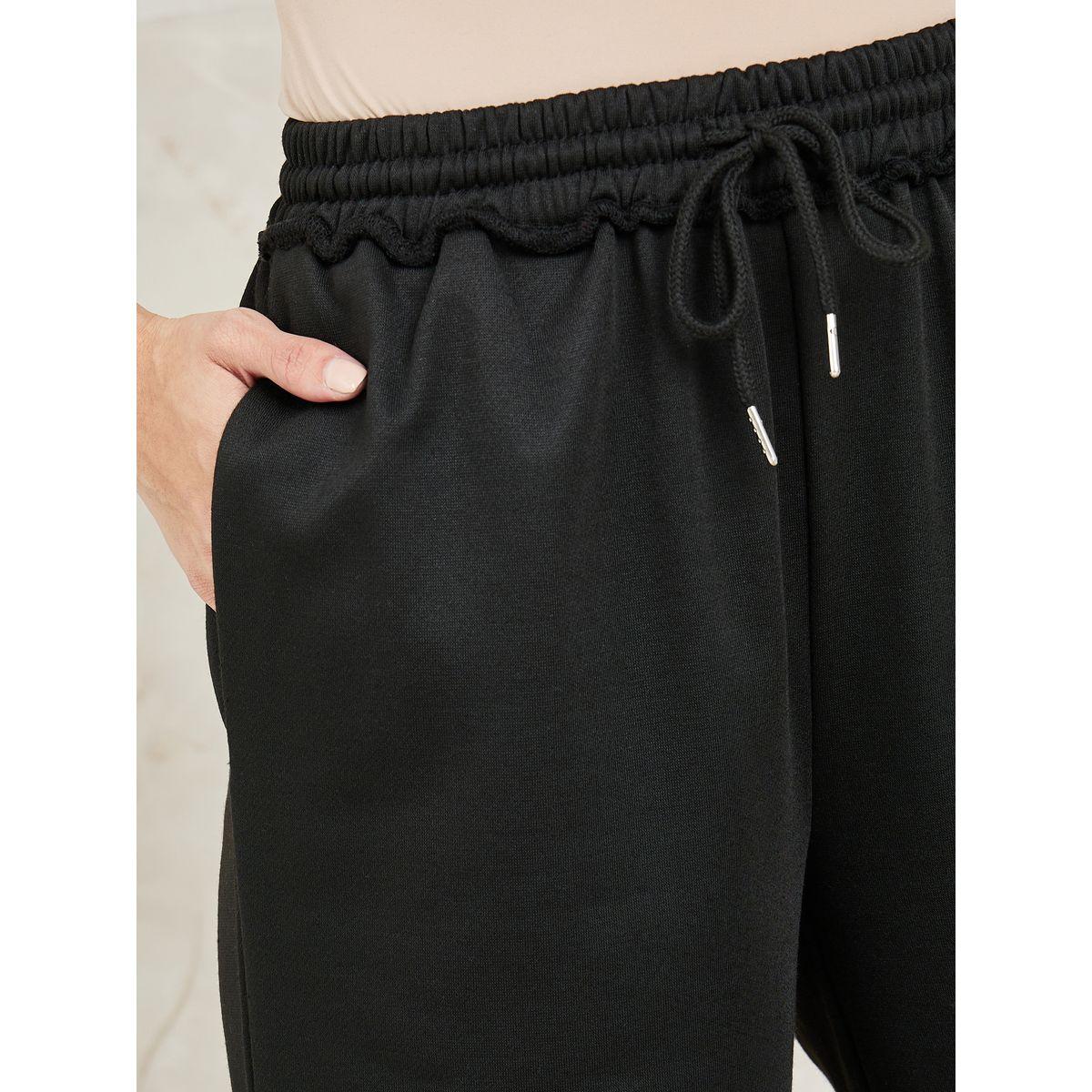 Styli Drawstring Wide Leg Joggers with Pocket-women-clothing-bottoms-joggers-image-3
