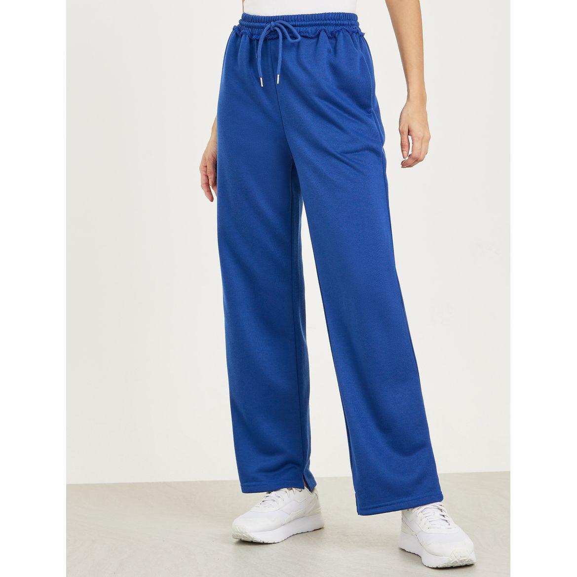 Styli Drawstring Wide Leg Joggers with Pocket-women-clothing-bottoms-joggers-image-1