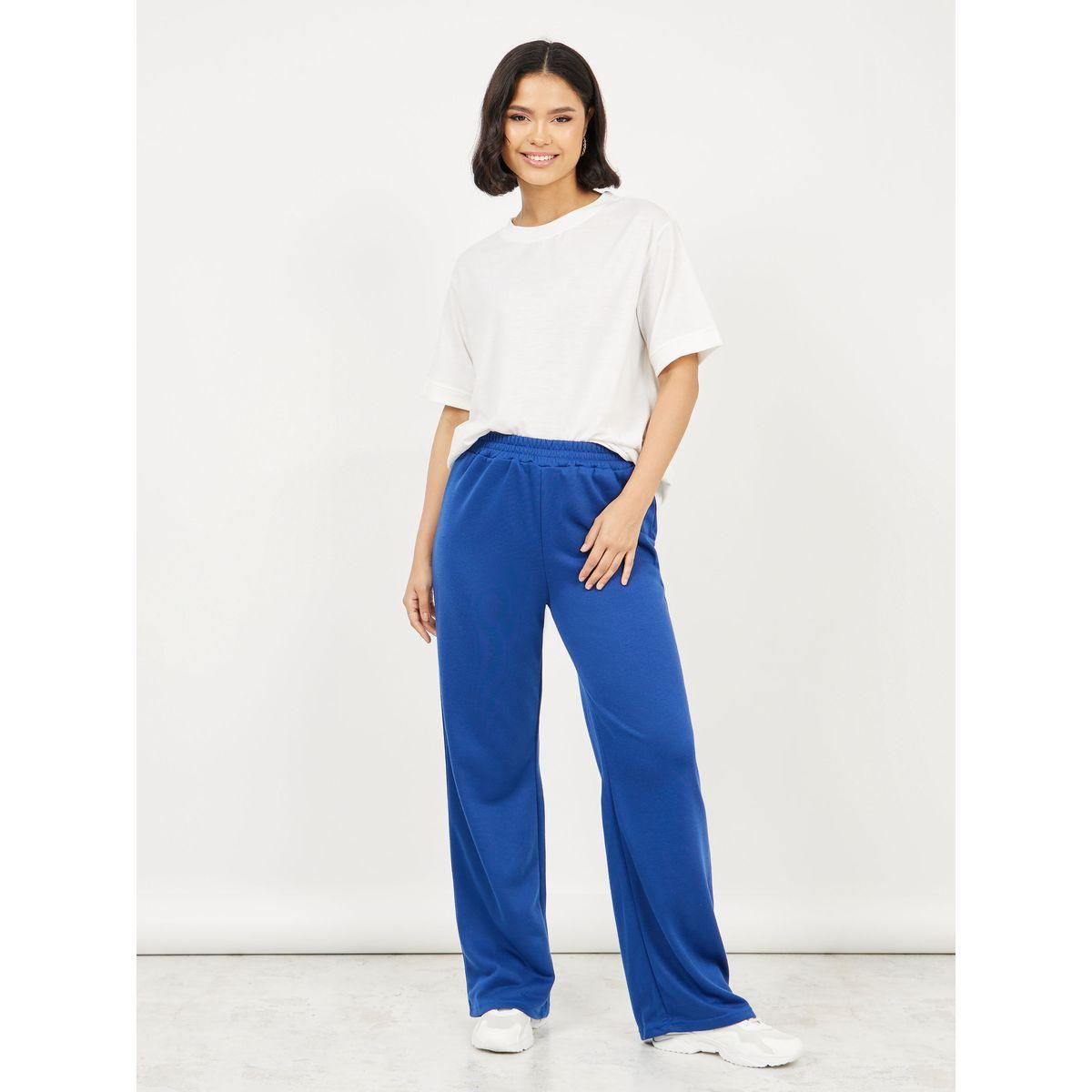 Styli Elastic Waistband Wide Leg Jogger-women-clothing-bottoms-joggers-image-2