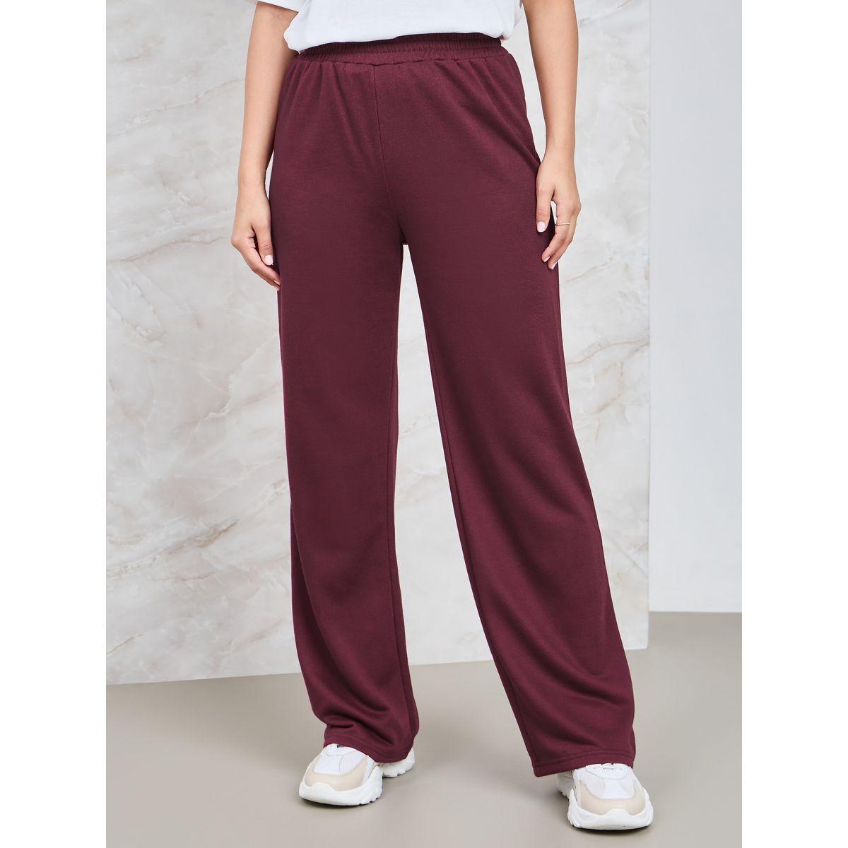 Styli Elastic Waistband Wide Leg Jogger-women-clothing-bottoms-joggers-image-2