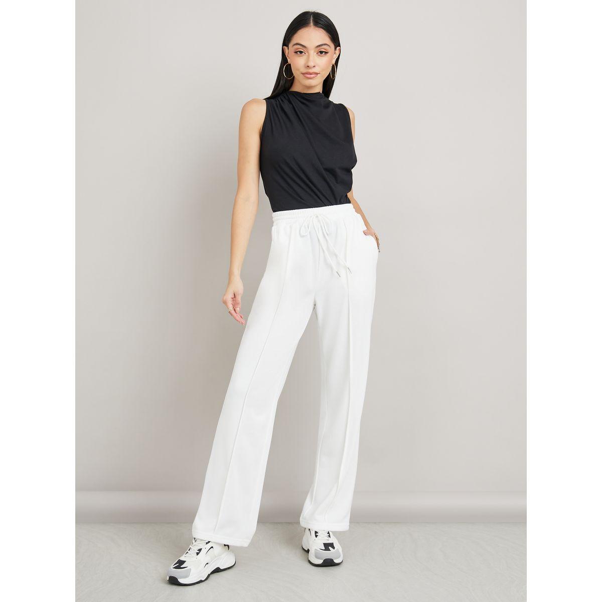 Styli Drawstring Detail Straight Leg Jogger-women-clothing-bottoms-joggers-image-2
