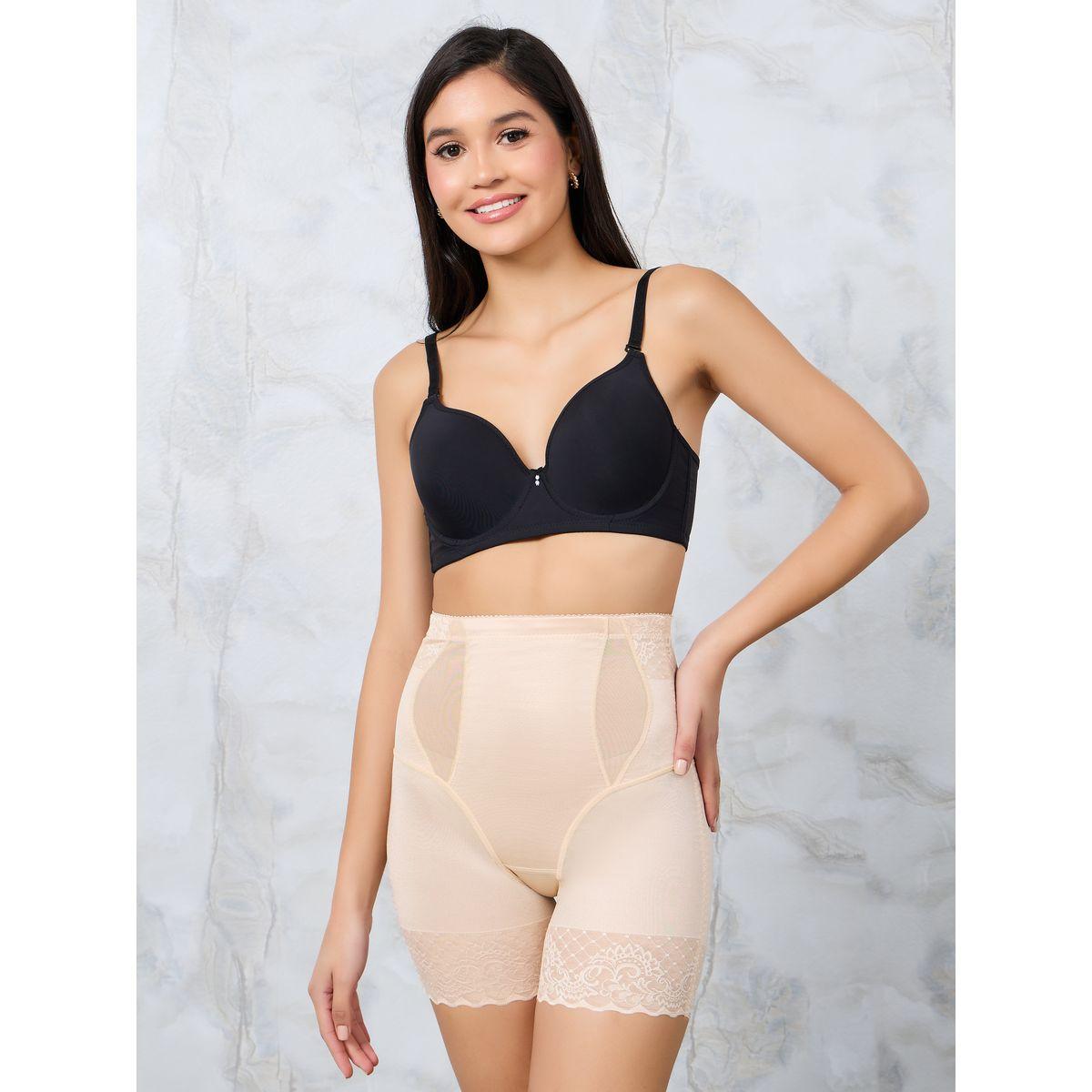 Styli Mesh Detail High Waist Tummy & Thigh Slimmer-women-clothing-lingerie-shapewear-image-1